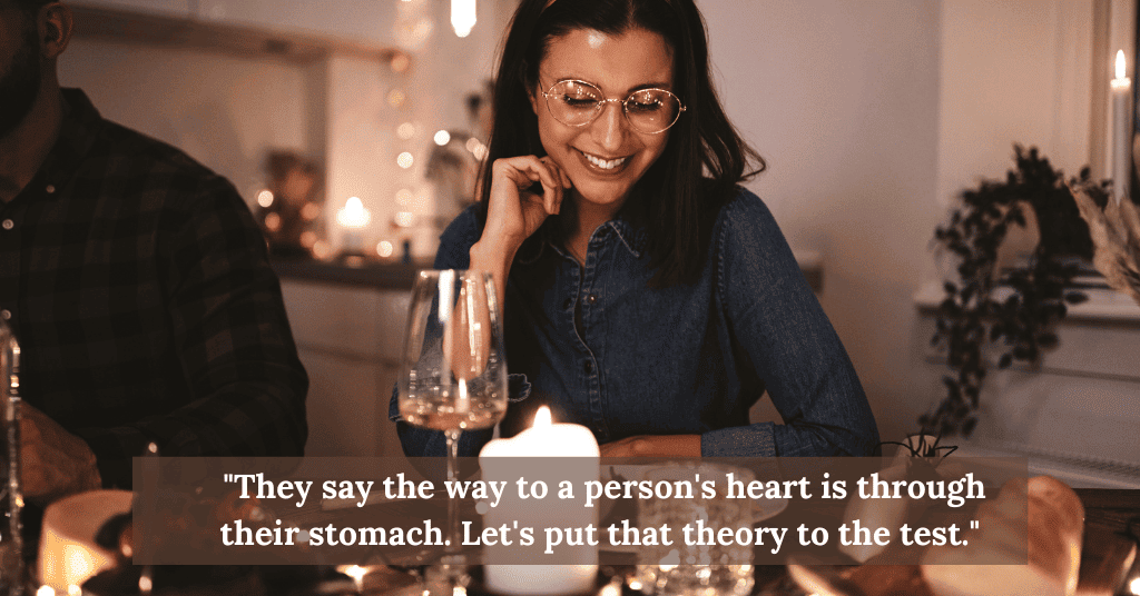 romantic and funny dinner date quotes
