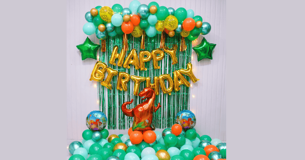  Dinosaur Theme Birthday Decoration