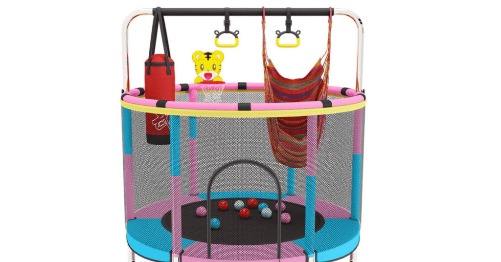 Trampoline With Small Balls kid's activities 