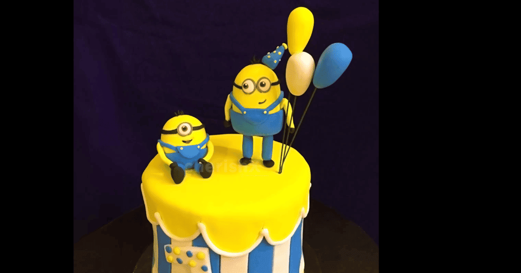 Minion Fondant Birthday Cake
