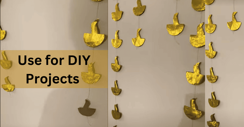 reuse the foil balloons and create diwali DIY decora at home 