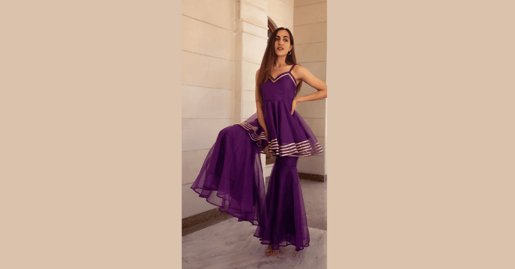 Sharara dress idea for Diwali 