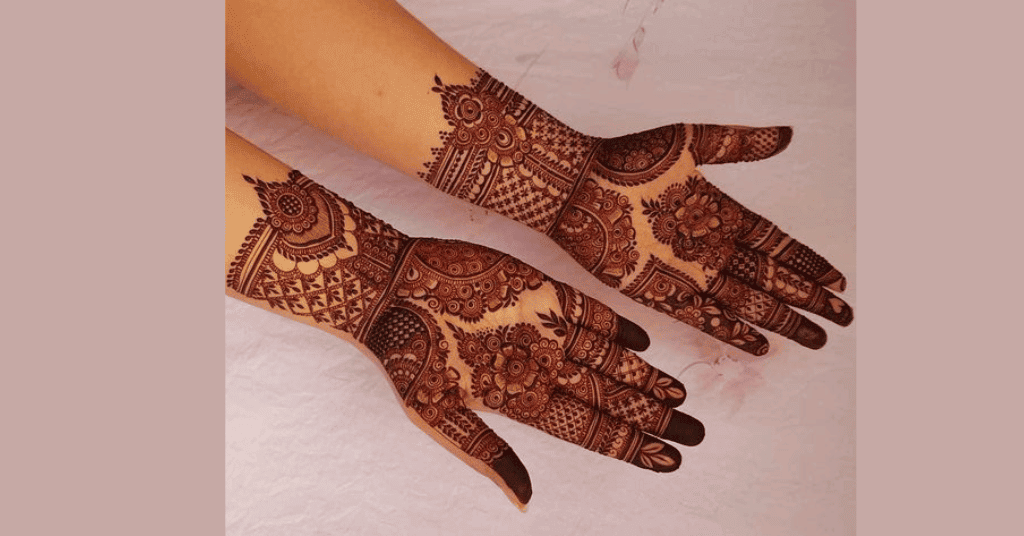 The Flower Motifs For mehndi designs for karwa chauth
