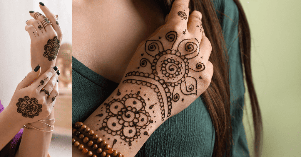 New Easy Mehndi Designs For Karwa Chauth For Back Hand Design 