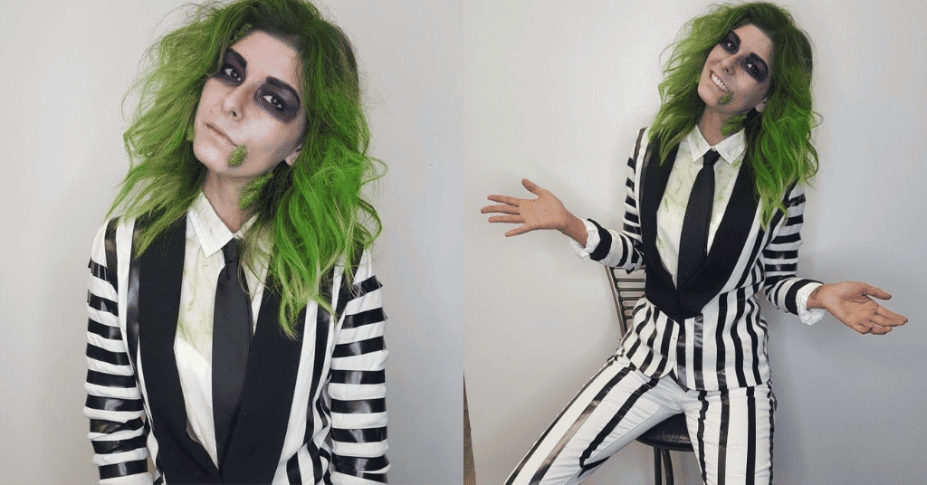 Beetlejuice Scary Green Halloween costumes for women
