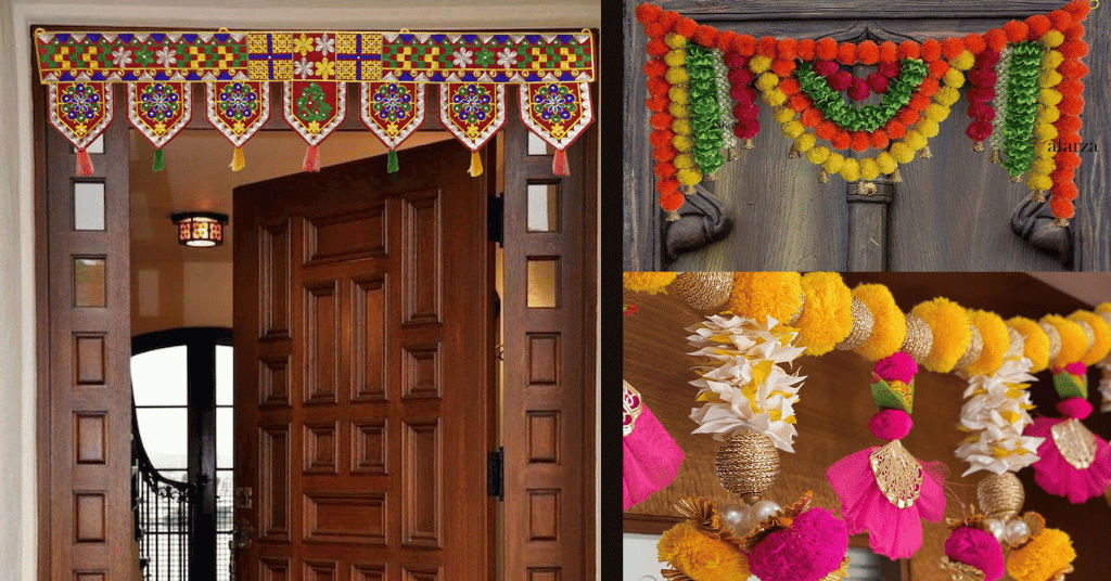 Toran Decoration For Diwali Ideas for the front door of the house
