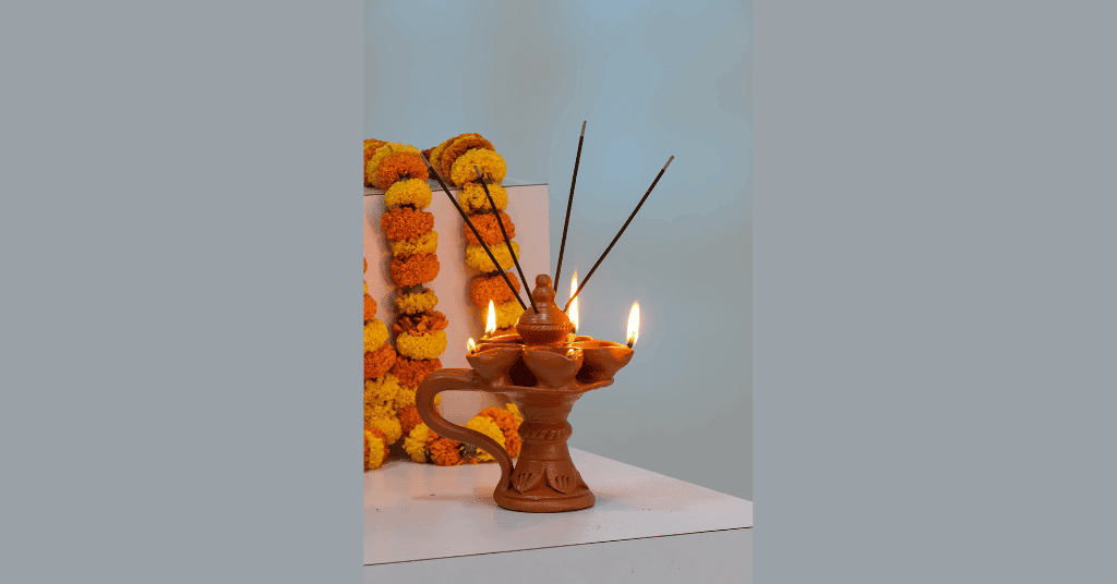 Aromatic Incense Sticks and Holders for Diwali pooja 