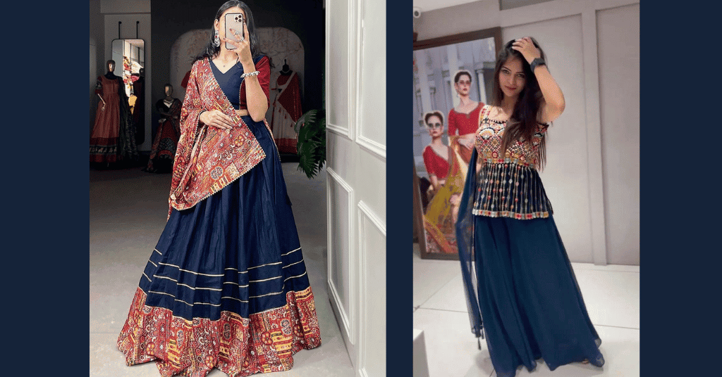 Blue Ghagra Choli & Ethnic Suit for navratri dress for woman
