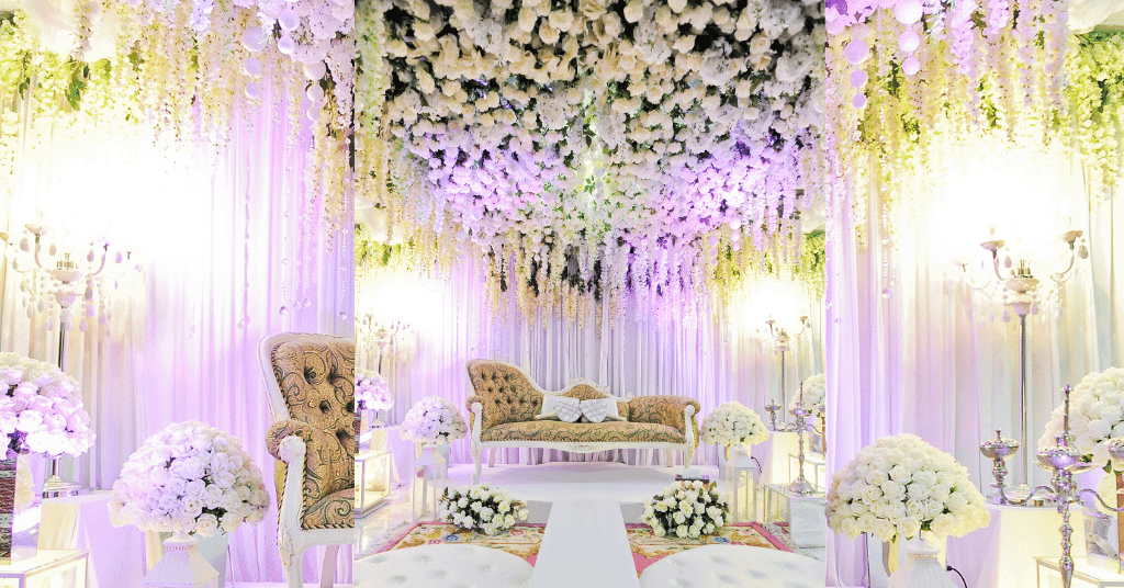 A Total White Grandeur Engagement Decoration 