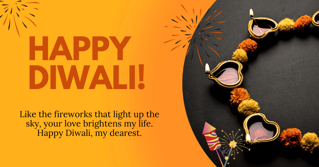diwali wishes for love in english 