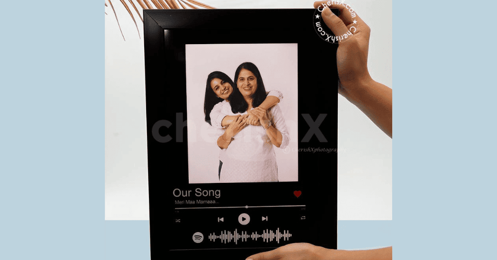 spotify frame for parents as a gift