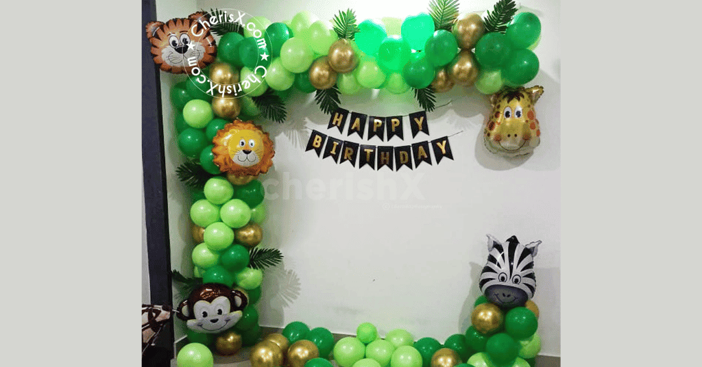 Wild Forest Theme Birthday Decoration 