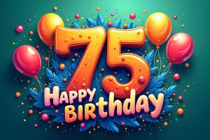 Seventy Fifth Birthday