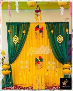 DIY Haldi Decoration