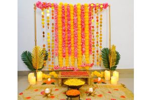 mandap decoration for navratri