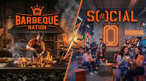 Barbeque Nation Vs Social Offline