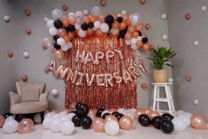 rosegold-anniversary-decor