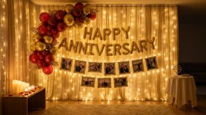 Anniversary Decoration at Home