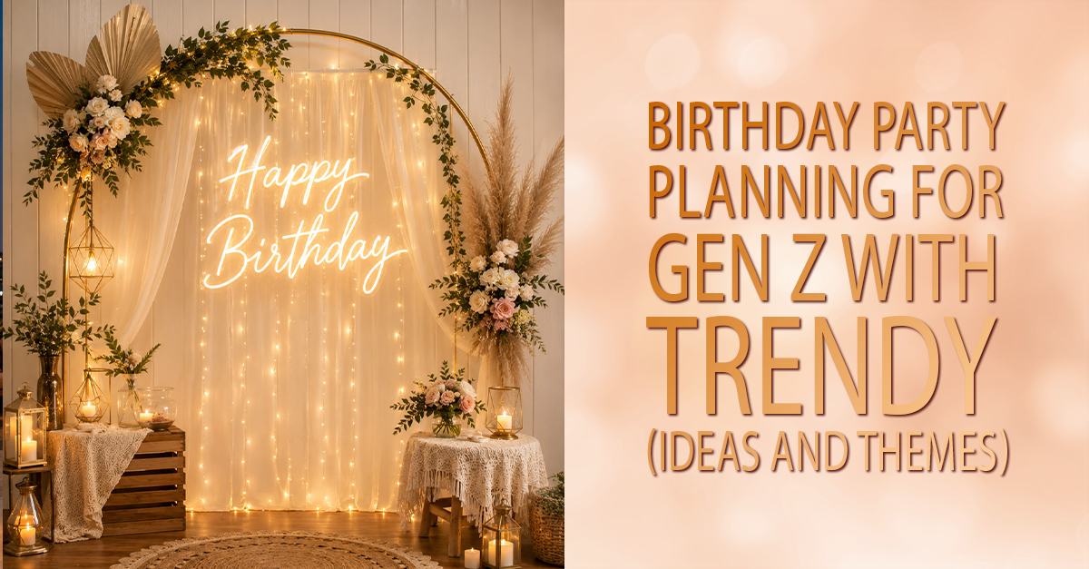 Birthday Party Planning for Gen Z with Trendy Ideas and Themes