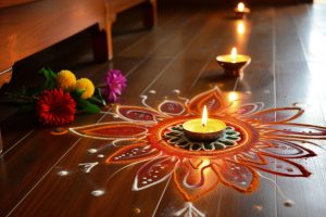 rangoli-decoration-at-office-reception-area